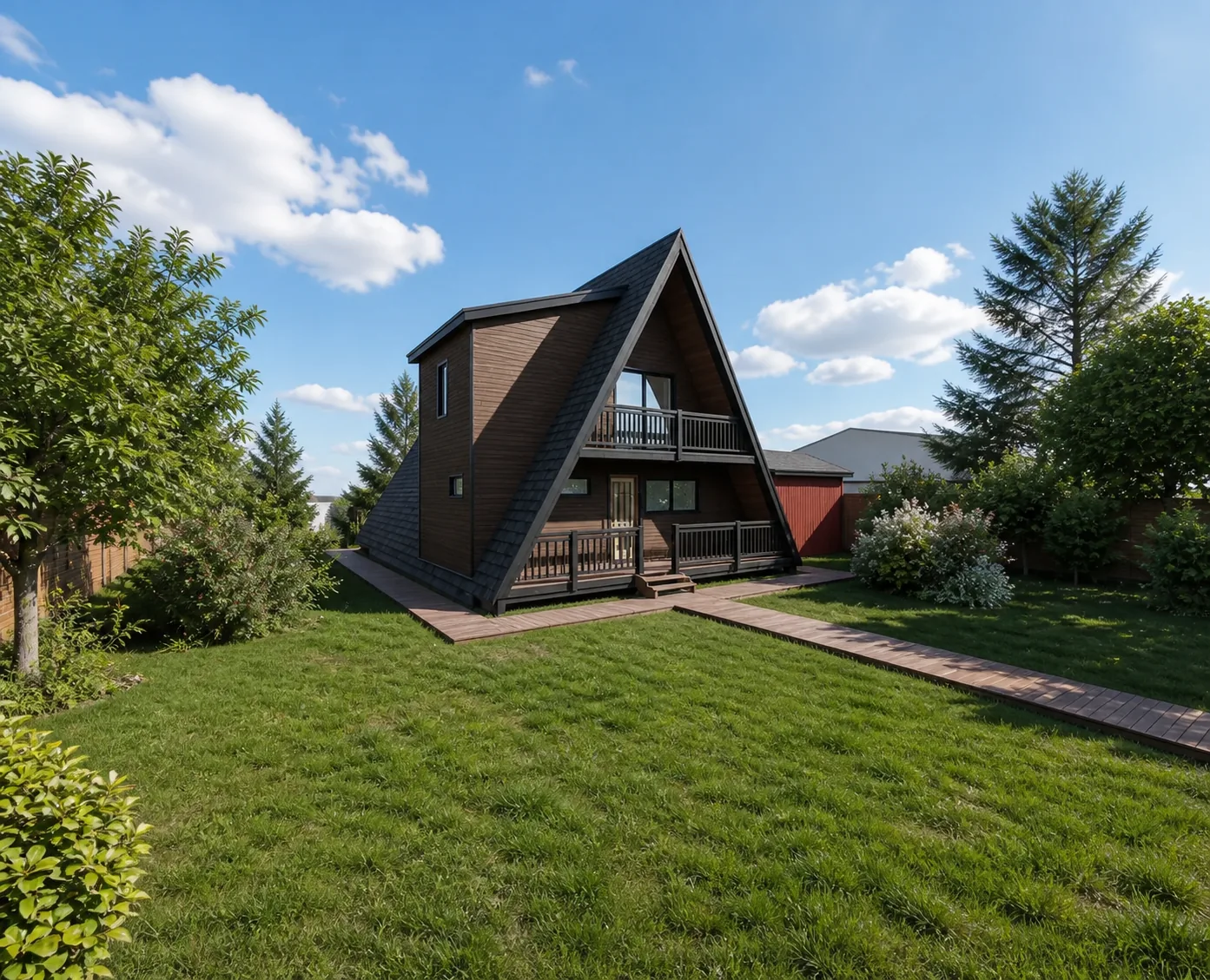 A-frame dormer addition overlooking the water on Whidbey Island